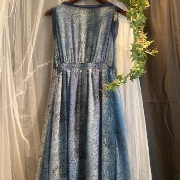 Mystree Boho Layered Maxi Silky Dress​ - Picture 8 of 10